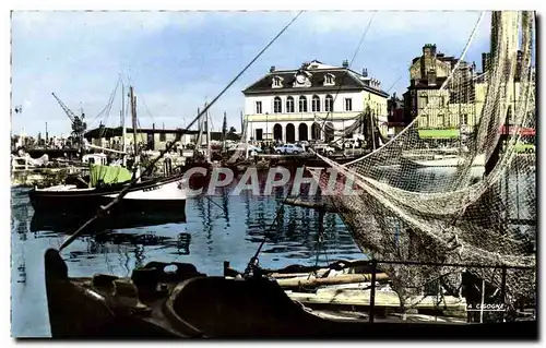 Cartes postales Honfleur Le Port et l Hotel de Ville Bateaux