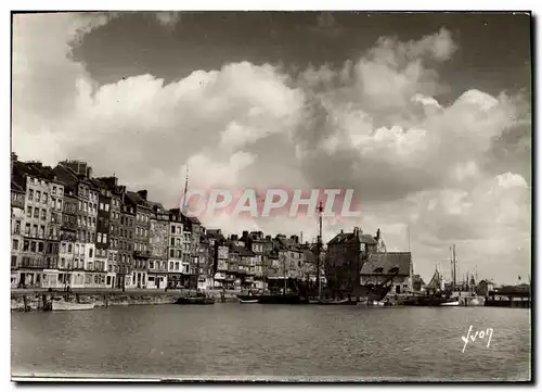 Moderne Karte Honfleur Bassin de l Ouest qual Ste Catherine