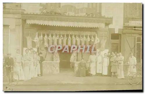 CARTE PHOTO Deauville 7 place Morny Boucheri SELLIER TOP