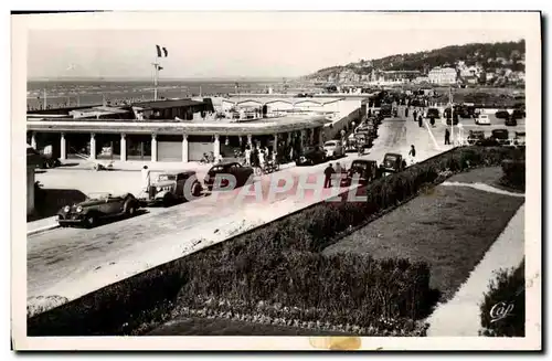 Moderne Karte Deauville Plage Fleurie Vue generale vers la Plage