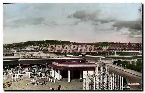 Cartes postales moderne Deauville La Plage Fleurie Vue generale