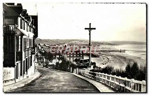 Cartes postales moderne Vue sur Deauville Trouville Prise du Calvaire