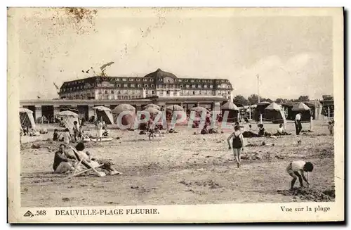 Cartes postales Deauville Plage Vue sur la Plage