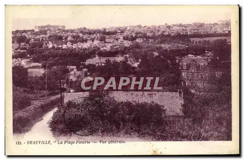 Cartes postales Deauville La Plage Vue generale