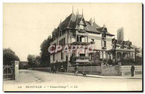 Ansichtskarte AK Deauville Flower Cottage