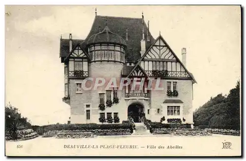 Cartes postales Deauville la Plage Fleurie Villa des Abeilles