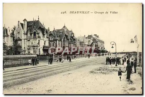 Ansichtskarte AK Deauville Groupe de Villas