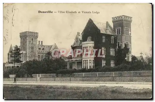 Ansichtskarte AK Deauville Villas Elisabeth et Victoria Lodge