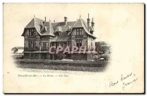 Cartes postales Deauville sur Mer La Hutte