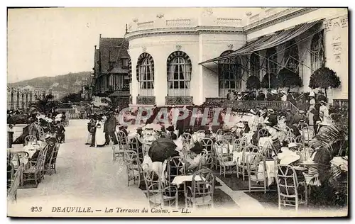 Cartes postales Deauville Les Terrasse du Casino