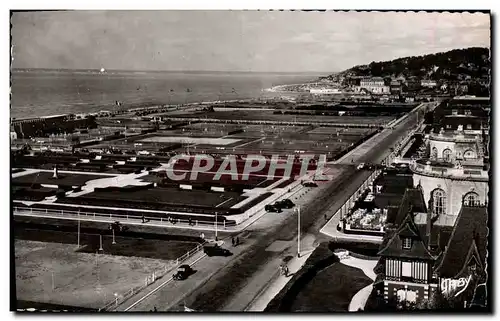 Cartes postales moderne Deauville La Plage Fleurie Vue d ensemble sur les Jardins au found Trouville