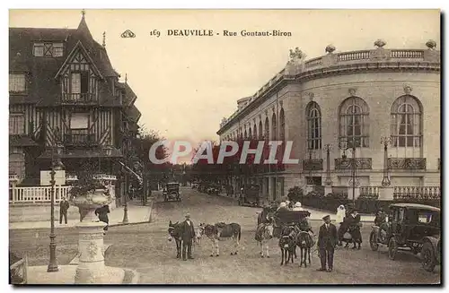 Cartes postales Deauville Rue Gontaut Biron Anes