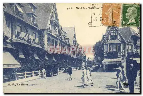 Cartes postales Deauville Rue de l ecluse Magasin au Printemps