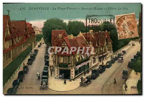 Ansichtskarte AK Deauville La Plage Fleure Rue de l Ecluse et Desire Le Hoc