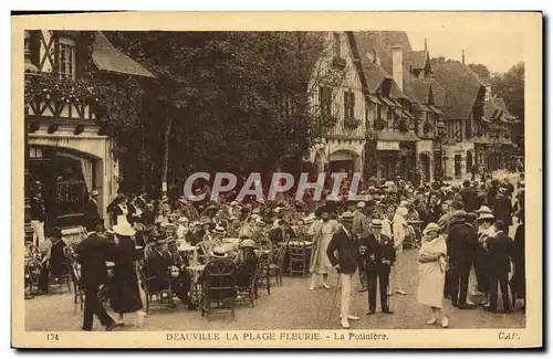 Ansichtskarte AK Deauville La Plage Fleurie La Potiniere