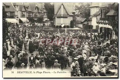 Ansichtskarte AK Deauville La Plage Fleurie La Potiniere