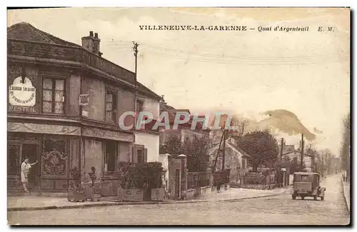 Cartes postales Villeneuve la Garenne Quai d Argenteuil Cadran solaire
