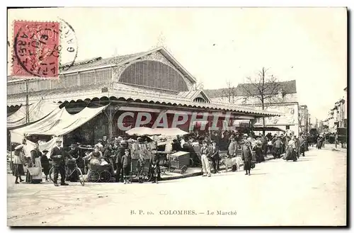 Cartes postales Colombes Le Marche TOP