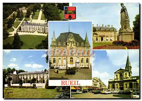 Cartes postales moderne Rueil Malmaison Le Chateau L Eglise Le chateau de bois Preau L hotel de ville