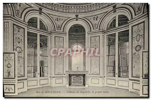 Ansichtskarte AK Bois de Boulogne Chateau de Bagatelle le grand Salon