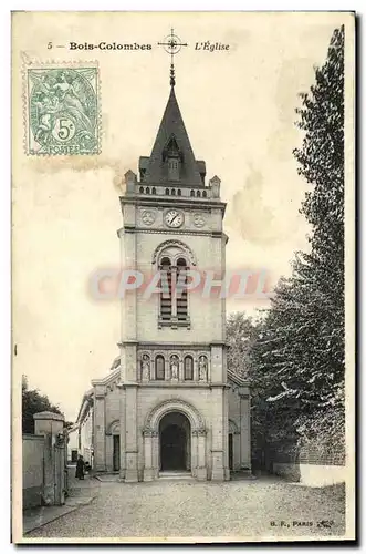 Cartes postales Bois Colombes L Eglise