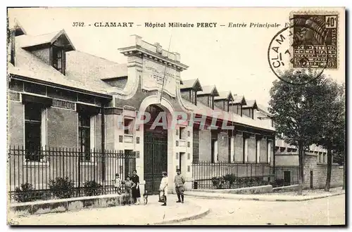 Cartes postales Clamart Hopital Militaire Percy Entree principale