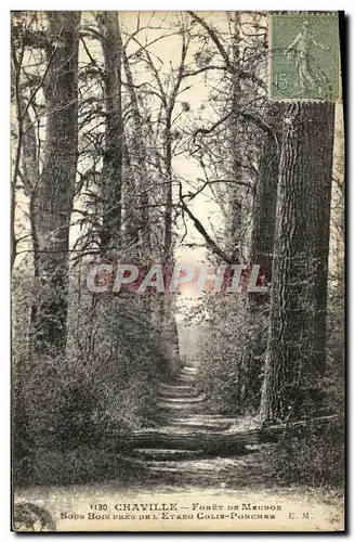 Ansichtskarte AK Chaville Foret de Meudon Sous bois pres de l etang Colin Porcher