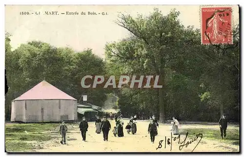 Cartes postales Clamart Entree du Bois Chapiteau