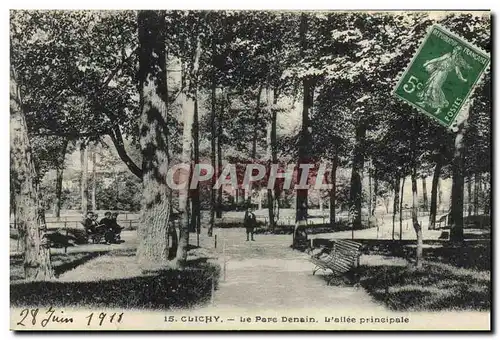 Cartes postales Clichy Le Parc Denain L allee Principale