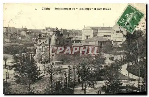 Ansichtskarte AK Clichy Etablissement du Printemps et Parc Denain