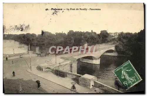 Cartes postales Puteaux Le Pont de Neuilly Panorama