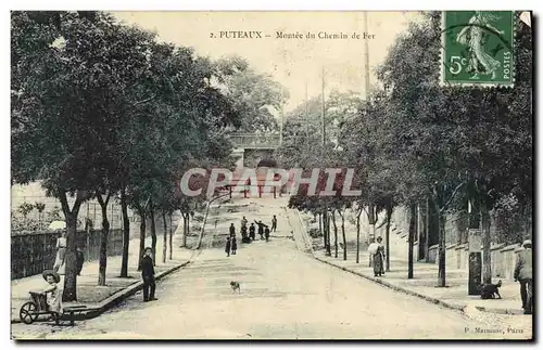 Cartes postales Puteaux Montee du Chemin de Fer