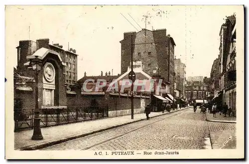 Ansichtskarte AK Puteaux Rue Jean Jaures