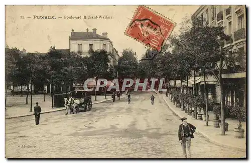 Cartes postales Puteaux Boulevard Richard Wallace