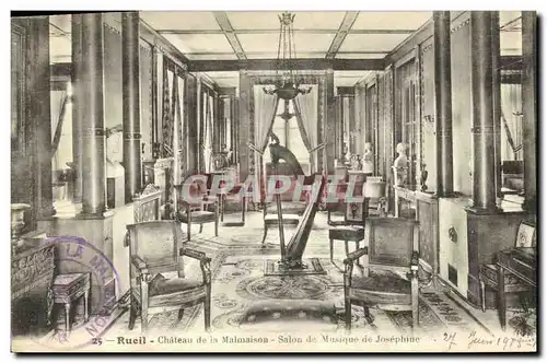 Cartes postales Rueil Chateau de la Malmaison Salon de Musique de Josephine