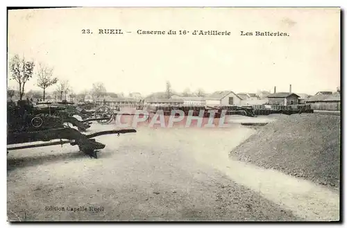 Ansichtskarte AK Rueil Caserne du 16eme d Artillerie Les Batteries Militaria