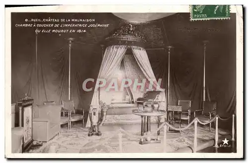 Cartes postales Rueil Chateau de la Malmaison Chambre de l Imperatrice Josephine