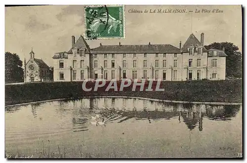 Cartes postales Chateau de la Malmaison La piece d eau