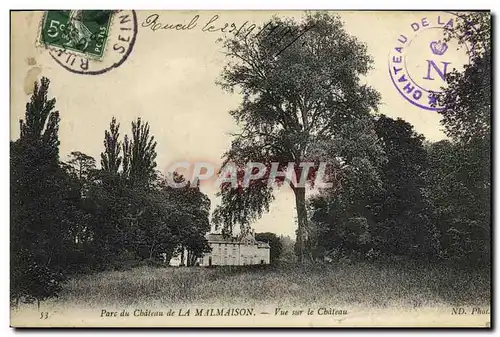 Cartes postales Parc du Chateau de la Malmaison Vue sur le Chateau