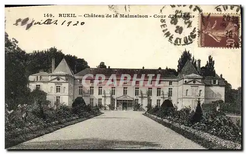 Ansichtskarte AK Rueil Chateau de la Malmaison Cour d honneur