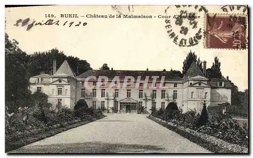 Cartes postales Rueil Chateau de la Malmaison Cour d honneur