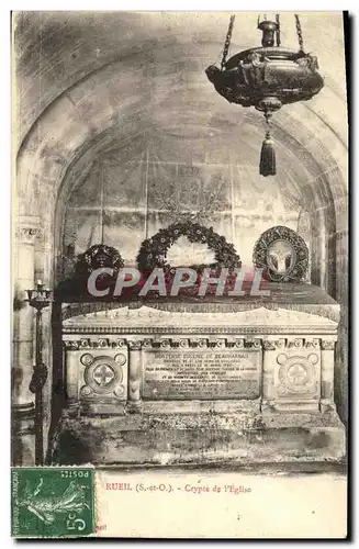 Ansichtskarte AK Rueil Crypte de l Eglise