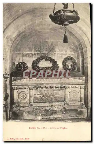 Ansichtskarte AK Rueil Crypte de l Eglise