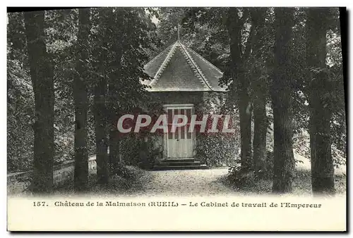 Cartes postales Chateau de la Malmaison Le Cabinet de travail de l Empereur Napoleon 1er