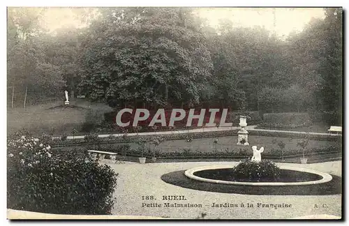 Cartes postales Rueil Petite Malmaison Jardins a la Francaise