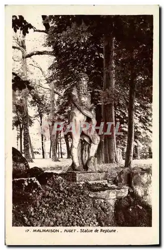 Cartes postales Malmaison Puget Statue de Neptune