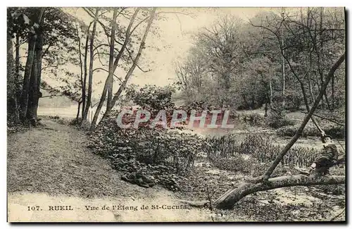 Ansichtskarte AK Rueil Vue de l Etang de St Cucufa