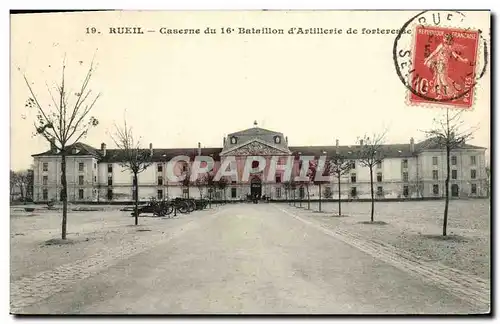 Ansichtskarte AK Ruiel Caserne du 16eme Bataillon d Artillerie de Forteresse Militaria