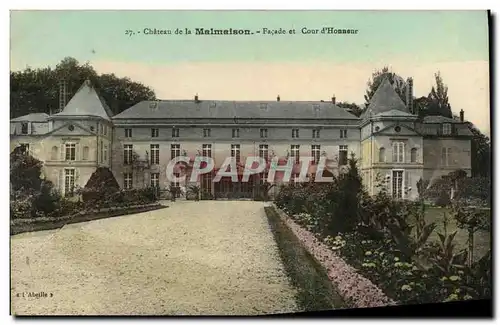 Ansichtskarte AK Chateau de la Malmaison Facade et Cour d Honneur