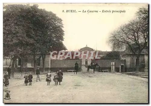 Cartes postales Rueil La Caserne Entree Principale Militaria